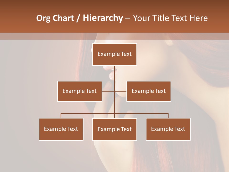 Fashion Brunette Female PowerPoint Template