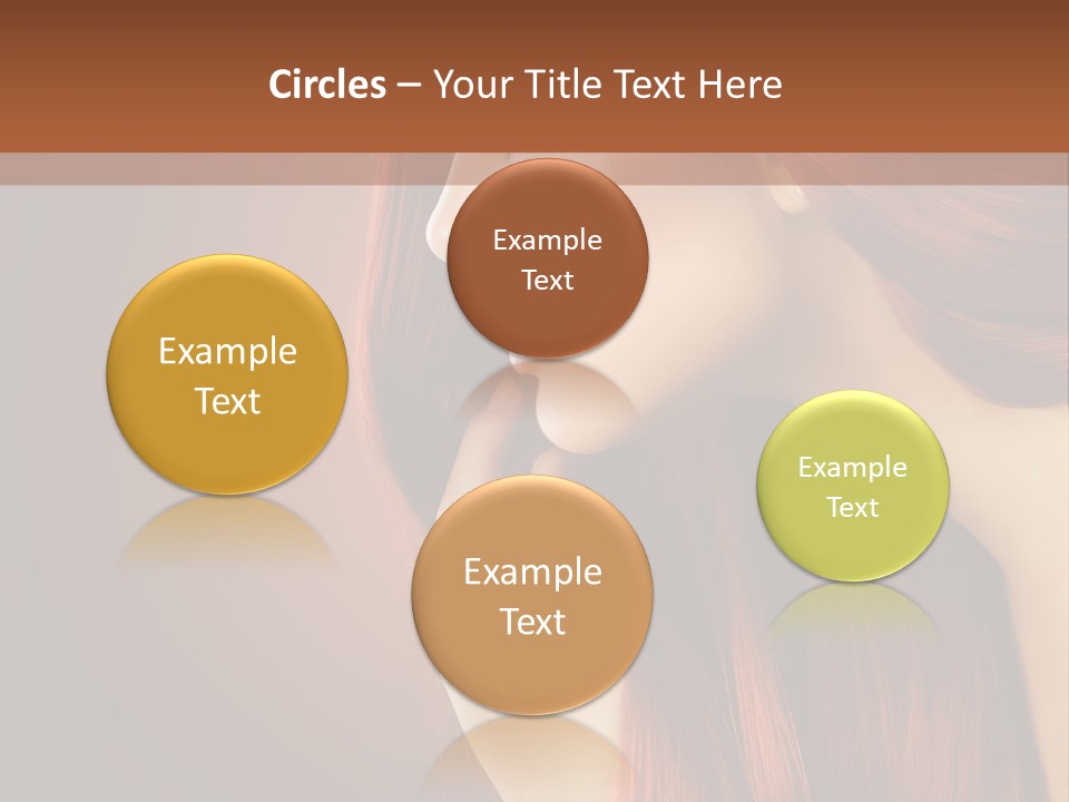 Fashion Brunette Female PowerPoint Template