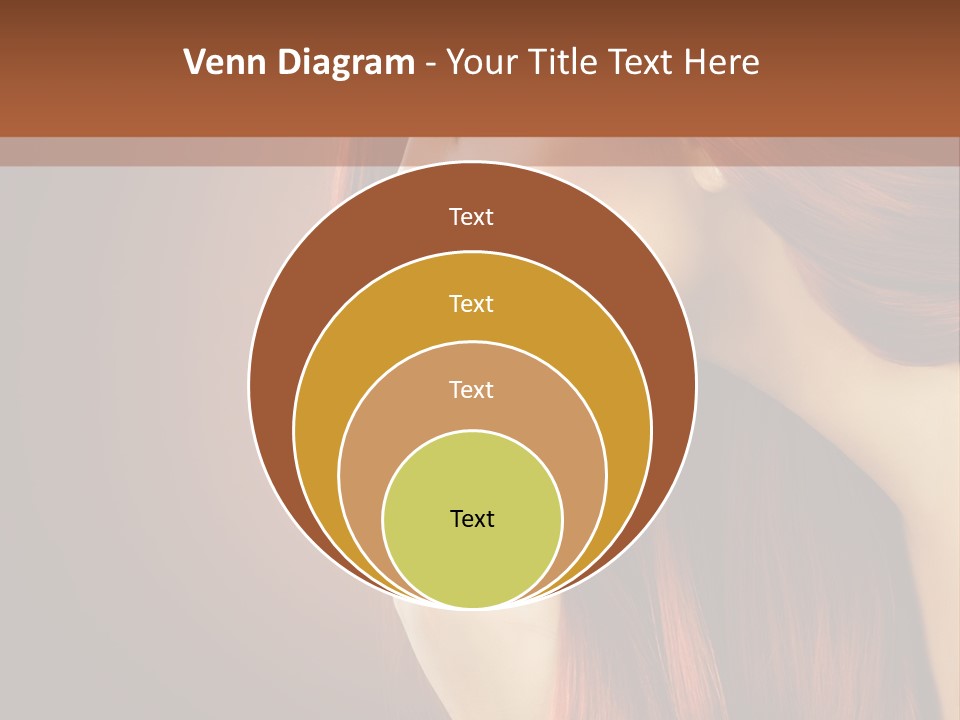 Fashion Brunette Female PowerPoint Template