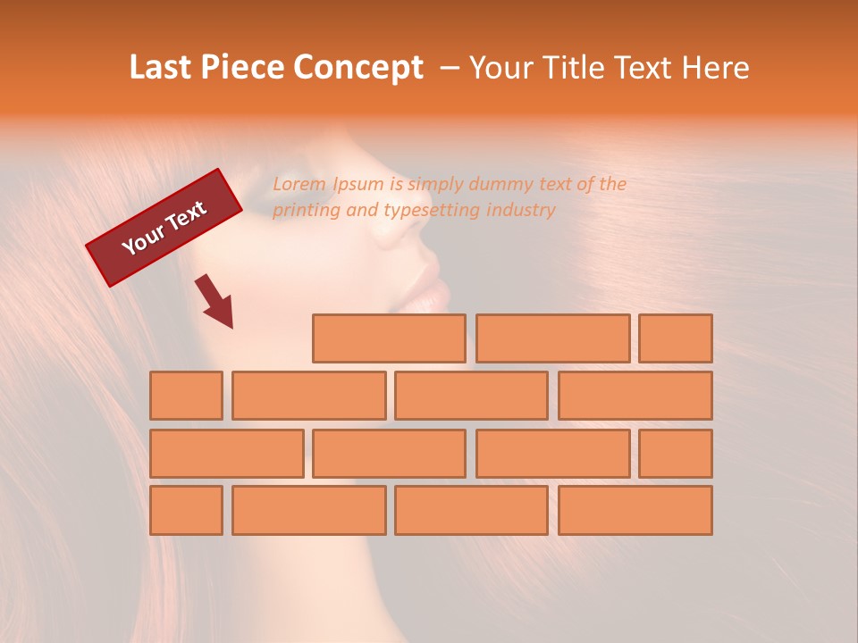 Straight Style Shampoo PowerPoint Template