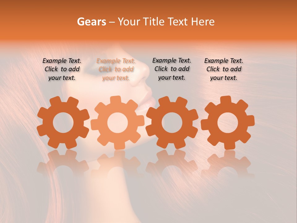 Straight Style Shampoo PowerPoint Template