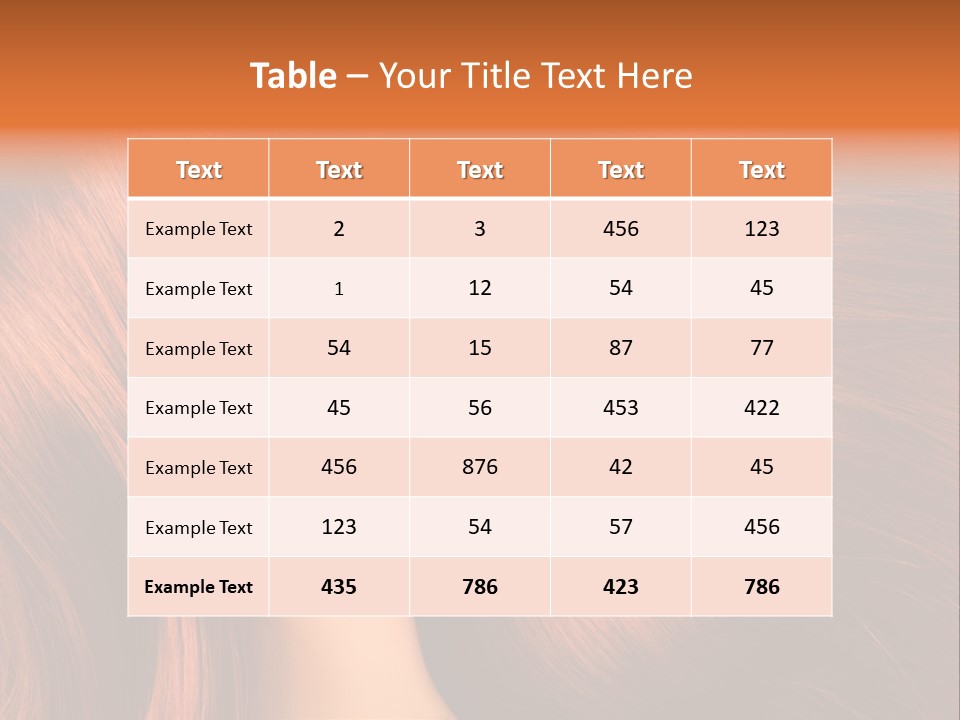 Straight Style Shampoo PowerPoint Template