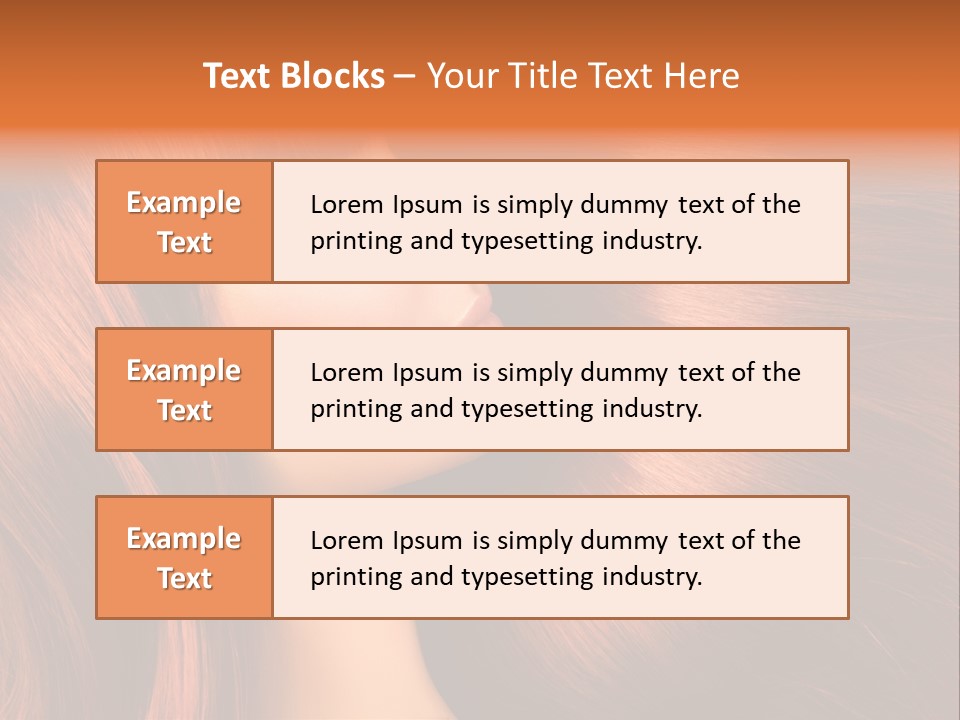 Straight Style Shampoo PowerPoint Template