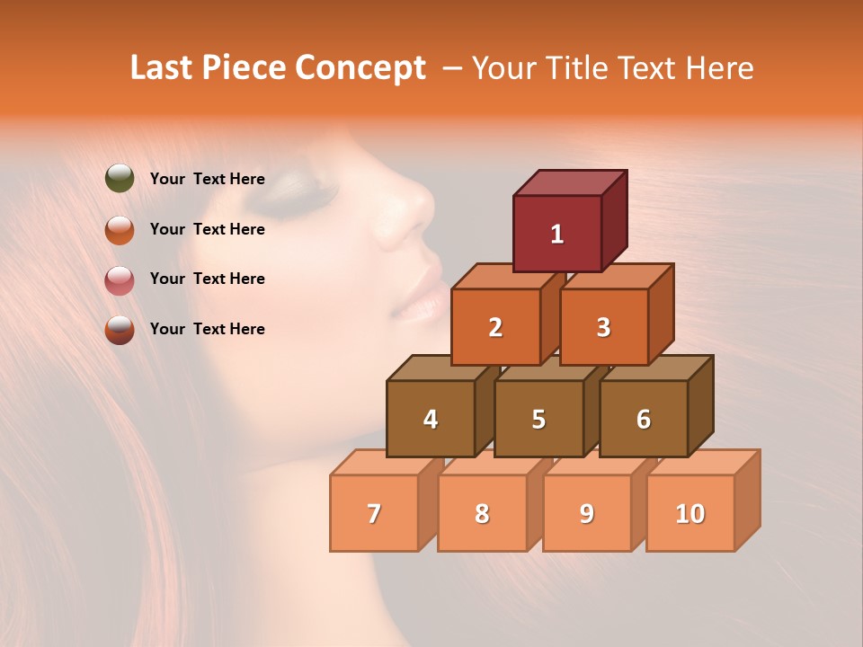 Straight Style Shampoo PowerPoint Template