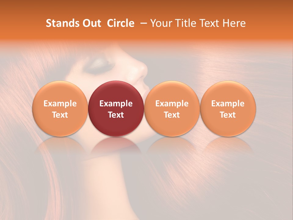 Straight Style Shampoo PowerPoint Template