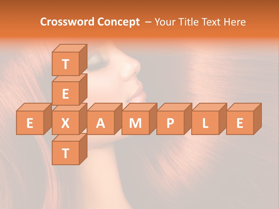 Straight Style Shampoo PowerPoint Template