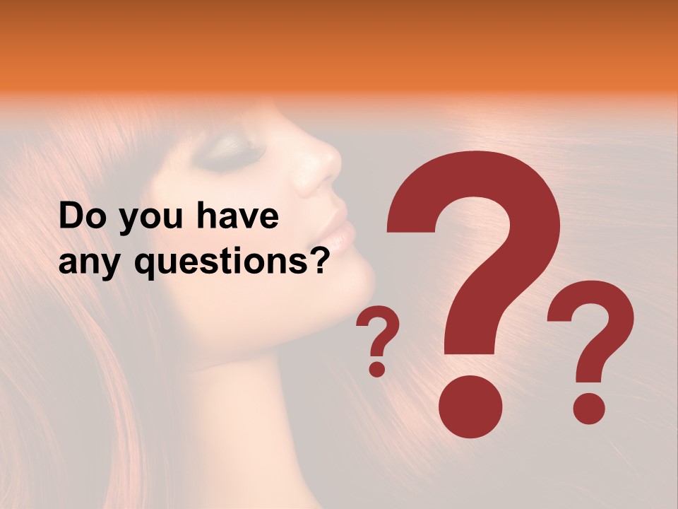 Straight Style Shampoo PowerPoint Template