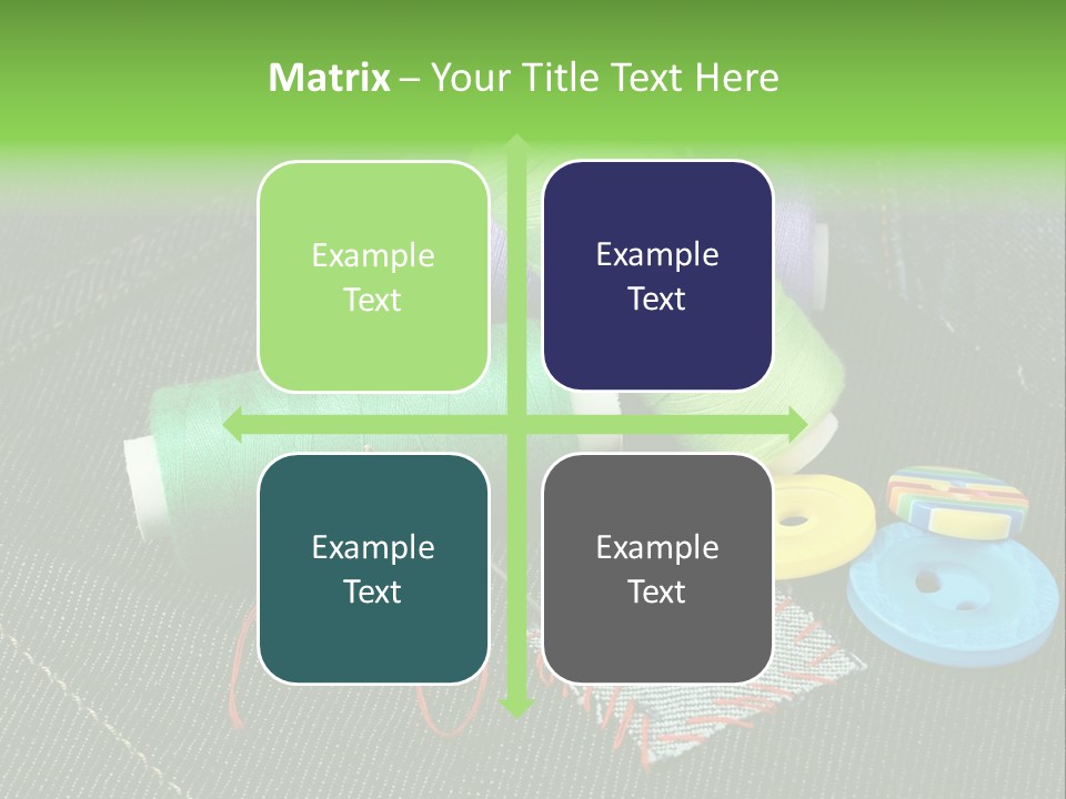 Edge Buttons Handmade PowerPoint Template