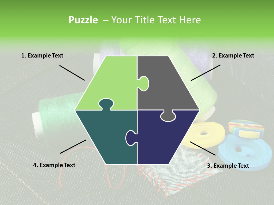 Edge Buttons Handmade PowerPoint Template