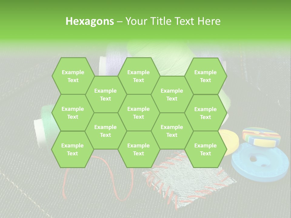 Edge Buttons Handmade PowerPoint Template