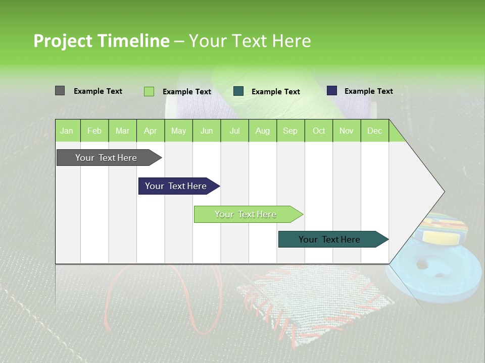 Edge Buttons Handmade PowerPoint Template