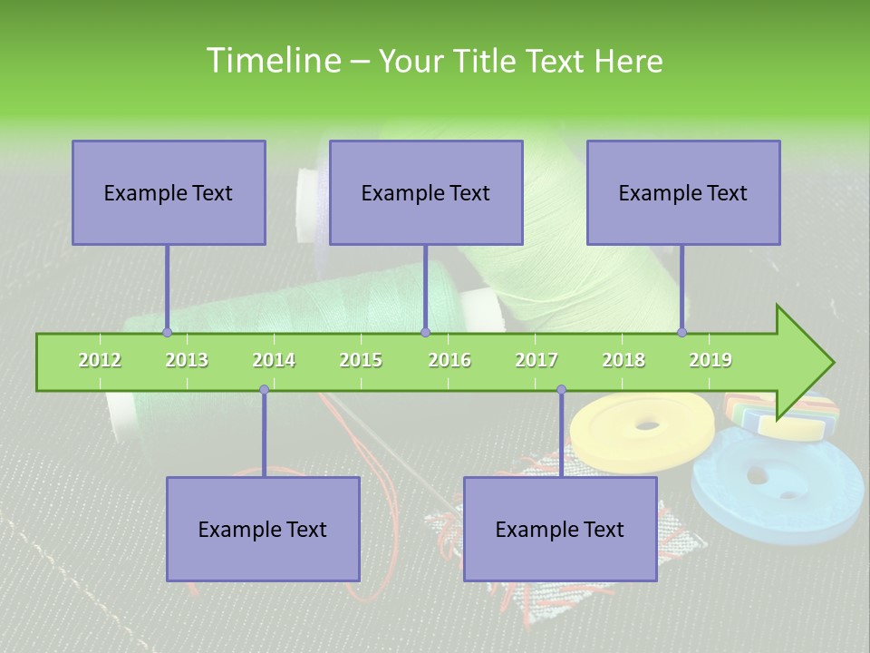 Edge Buttons Handmade PowerPoint Template