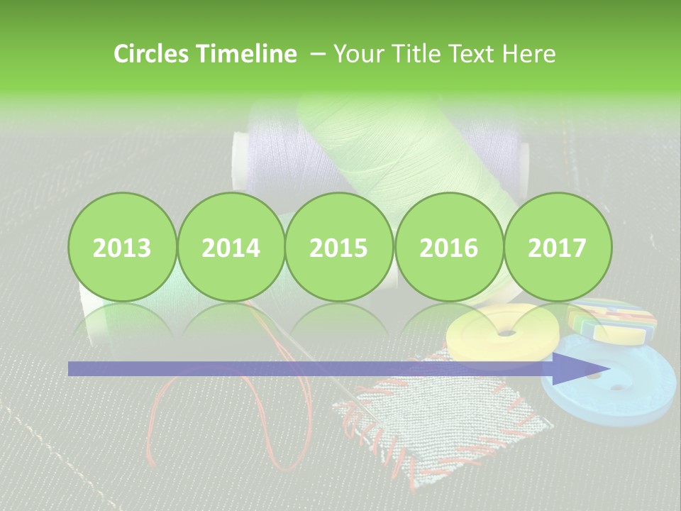 Edge Buttons Handmade PowerPoint Template