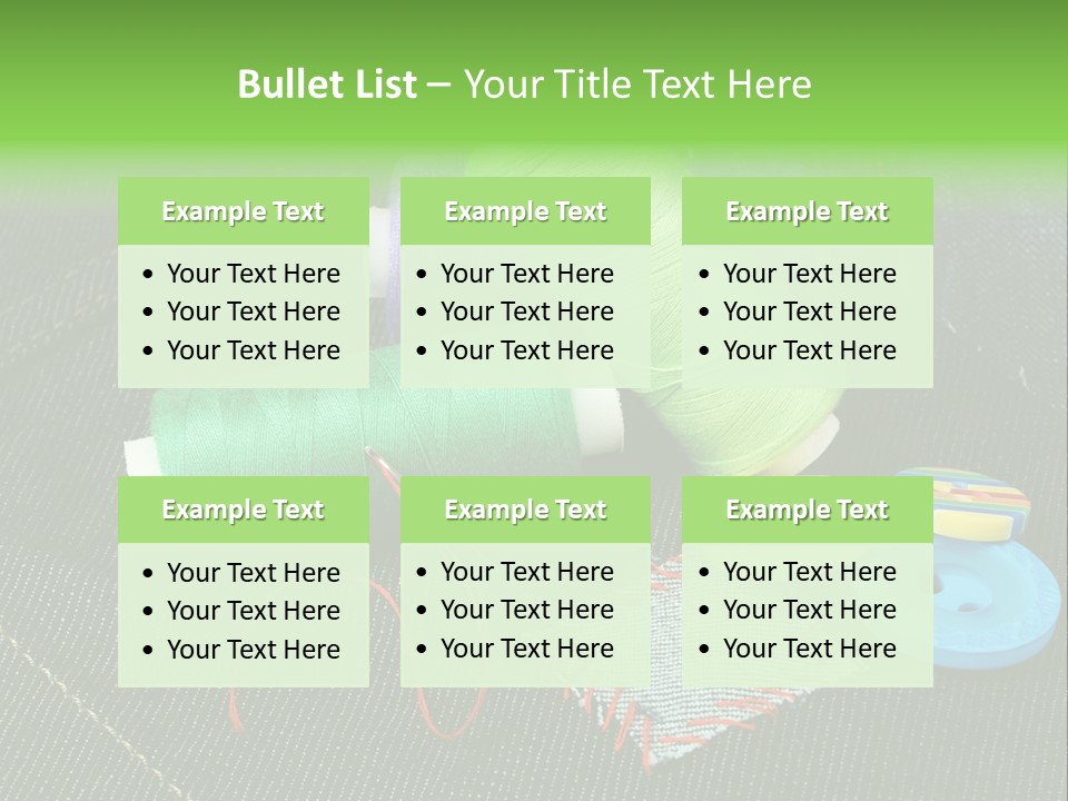 Edge Buttons Handmade PowerPoint Template