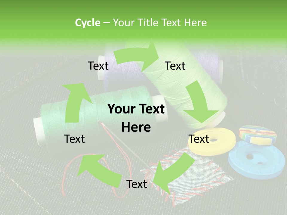 Edge Buttons Handmade PowerPoint Template