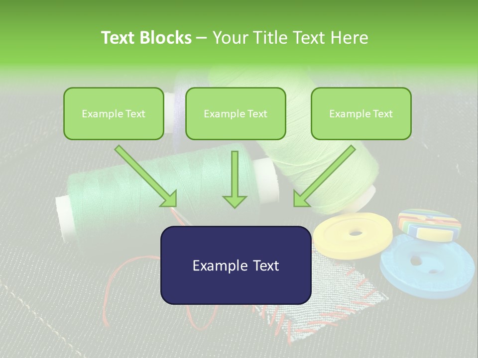 Edge Buttons Handmade PowerPoint Template