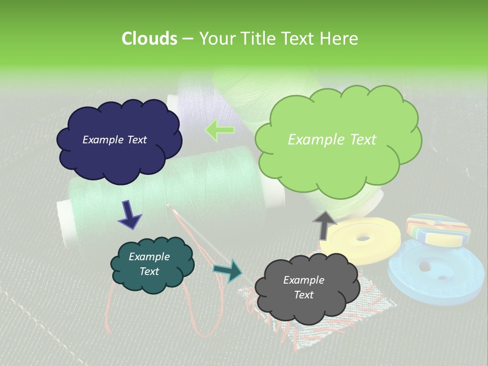 Edge Buttons Handmade PowerPoint Template