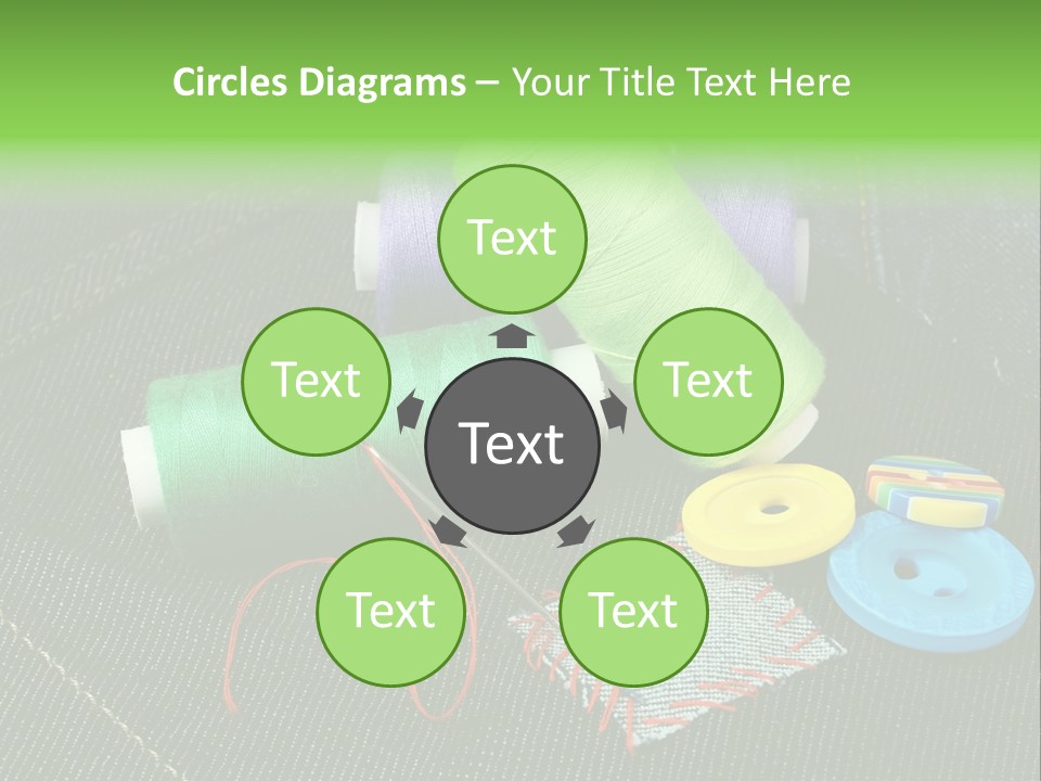 Edge Buttons Handmade PowerPoint Template