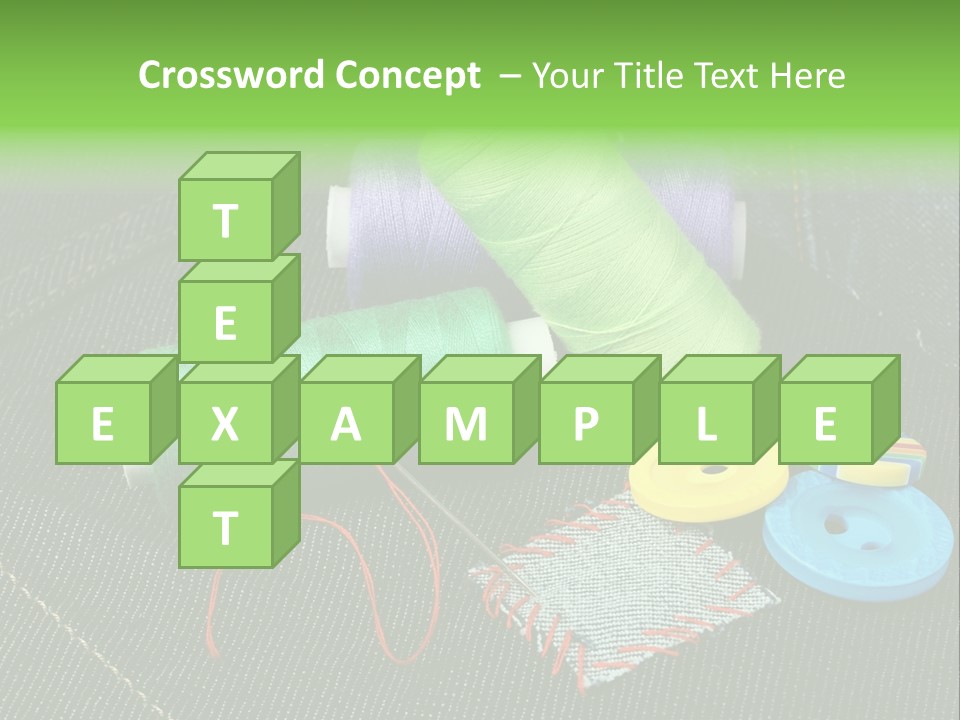 Edge Buttons Handmade PowerPoint Template