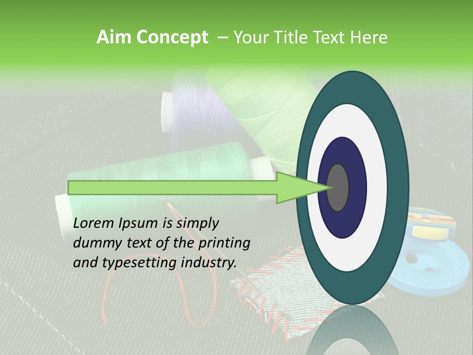 Edge Buttons Handmade PowerPoint Template