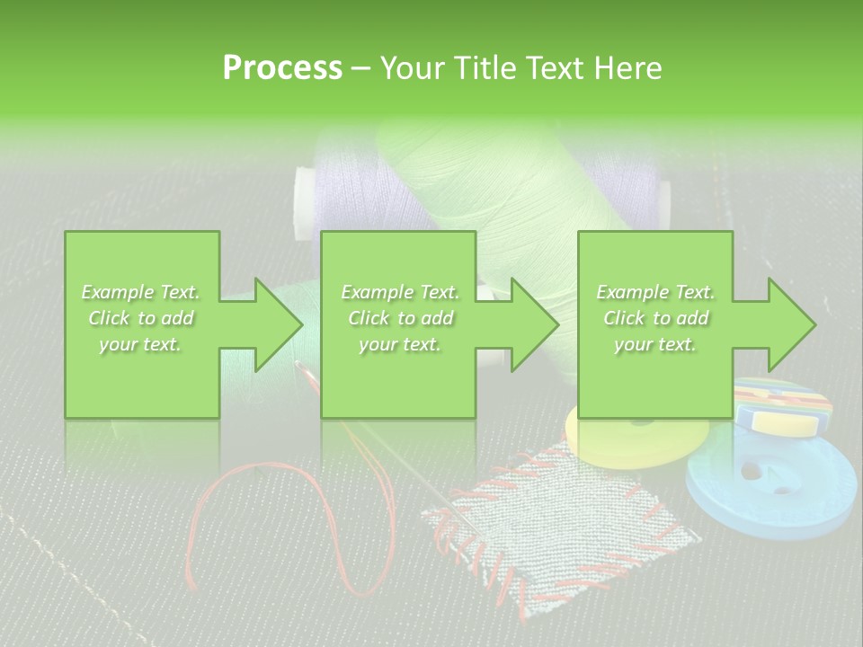 Edge Buttons Handmade PowerPoint Template