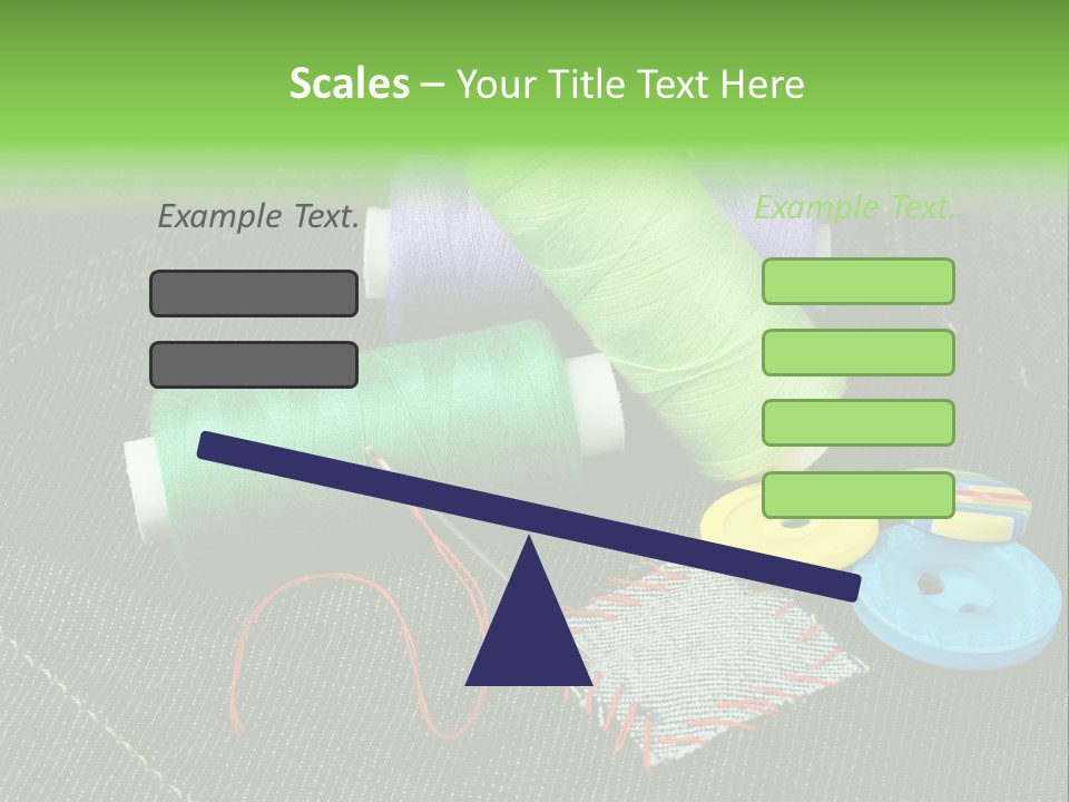 Edge Buttons Handmade PowerPoint Template
