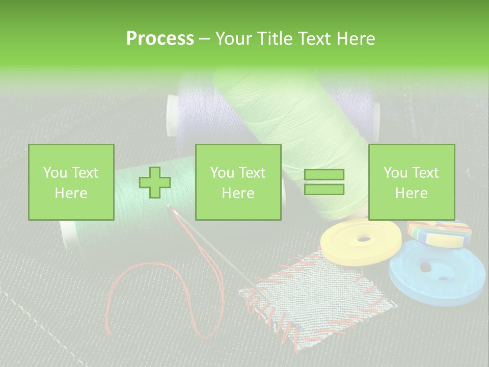Edge Buttons Handmade PowerPoint Template