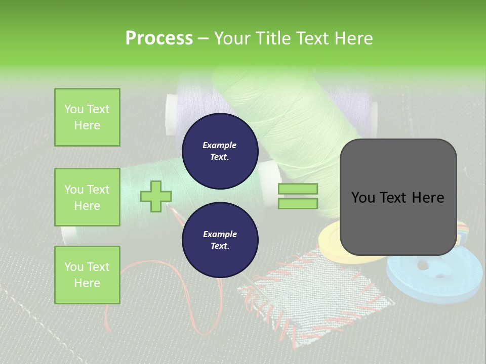 Edge Buttons Handmade PowerPoint Template