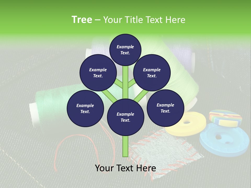Edge Buttons Handmade PowerPoint Template