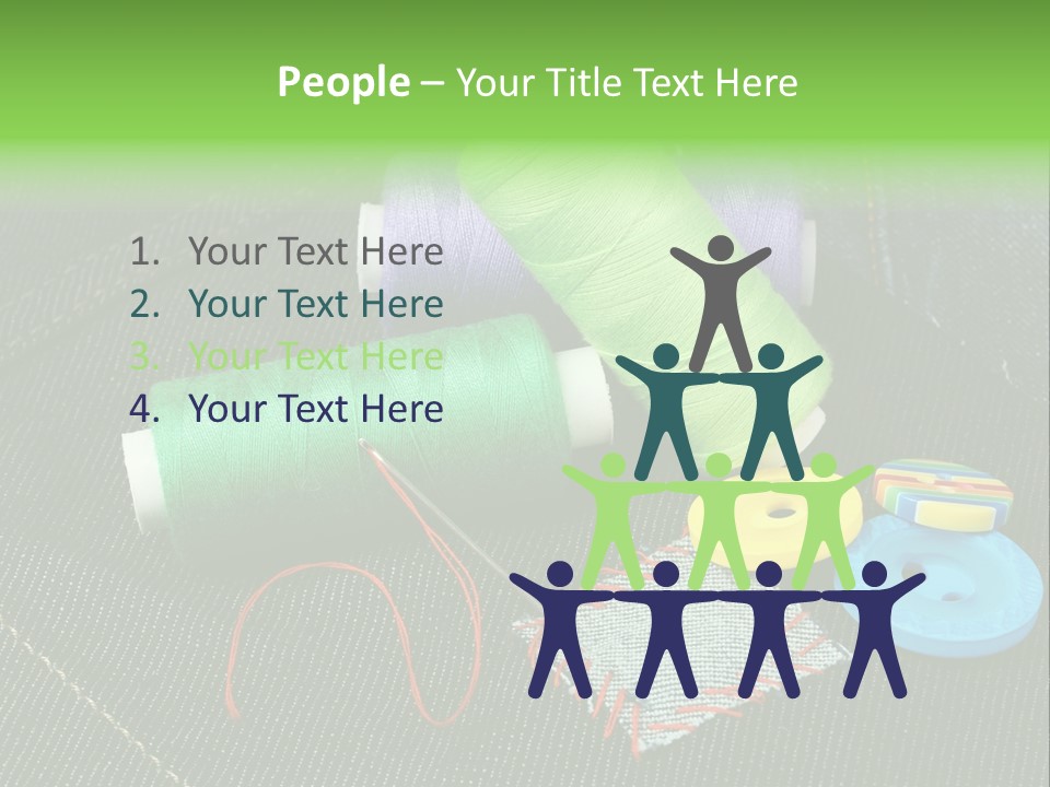 Edge Buttons Handmade PowerPoint Template