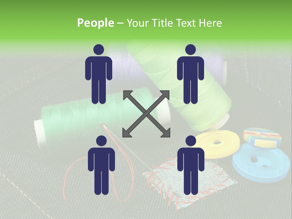 Edge Buttons Handmade PowerPoint Template