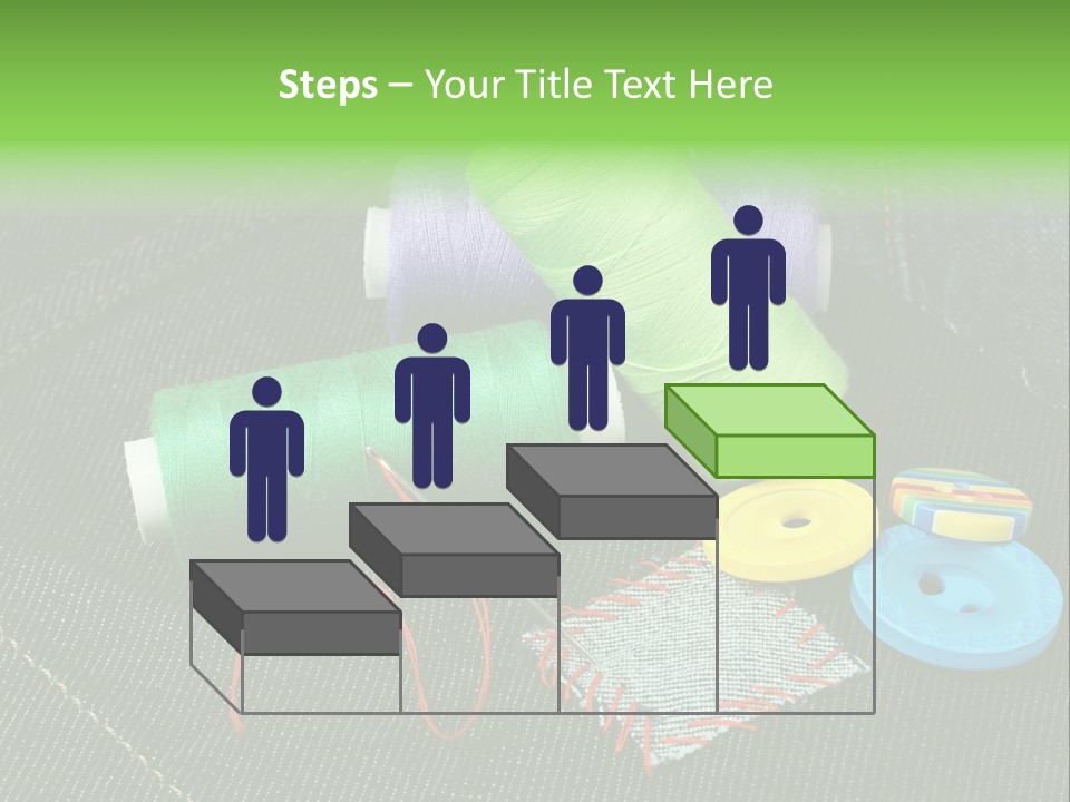 Edge Buttons Handmade PowerPoint Template