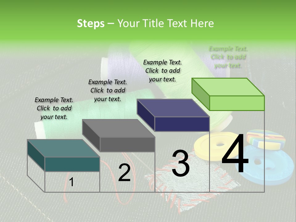 Edge Buttons Handmade PowerPoint Template