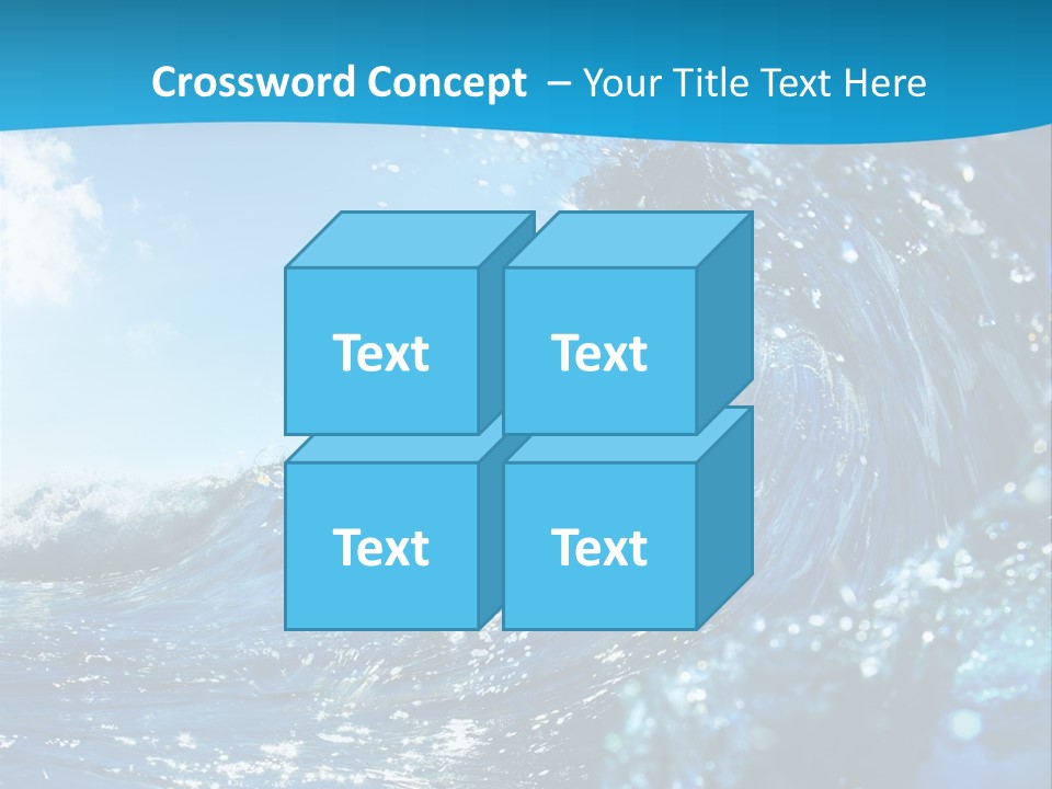 Nobody Strength Tide PowerPoint Template