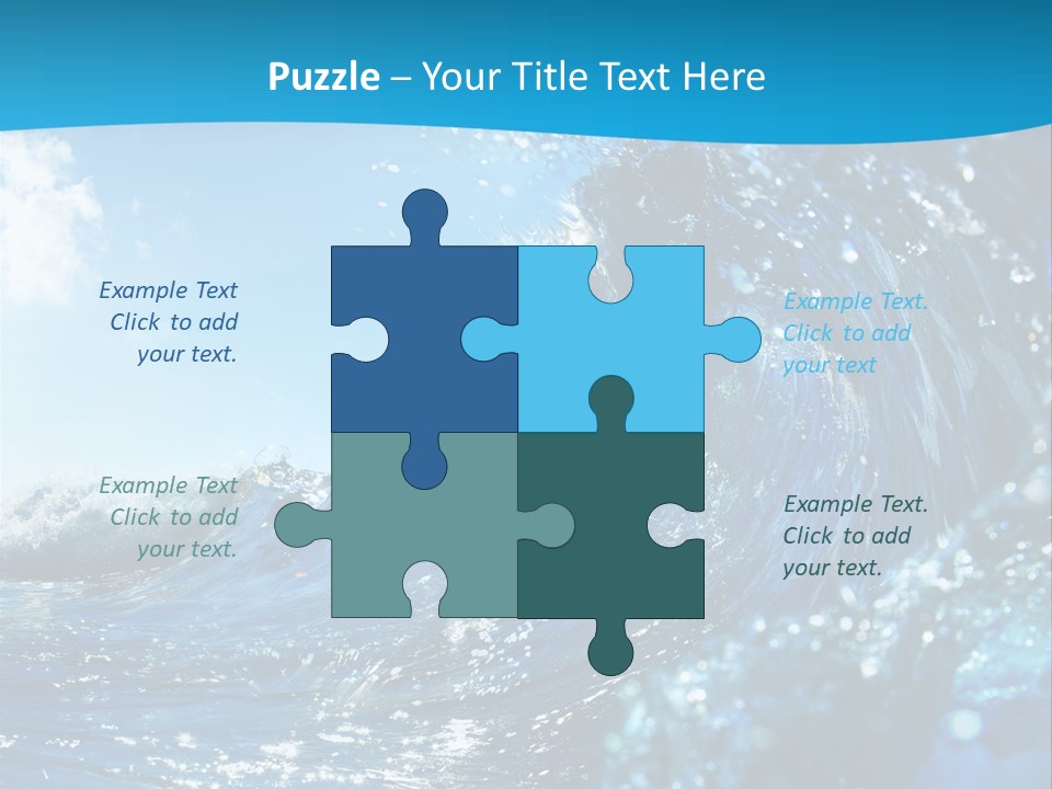 Nobody Strength Tide PowerPoint Template