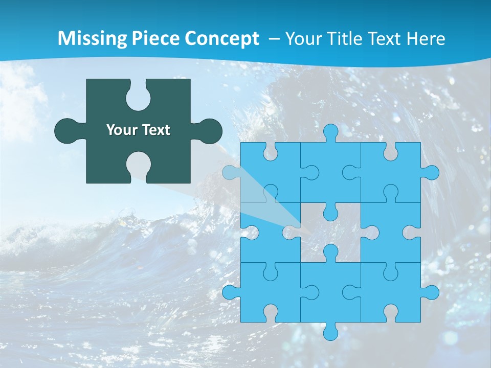 Nobody Strength Tide PowerPoint Template