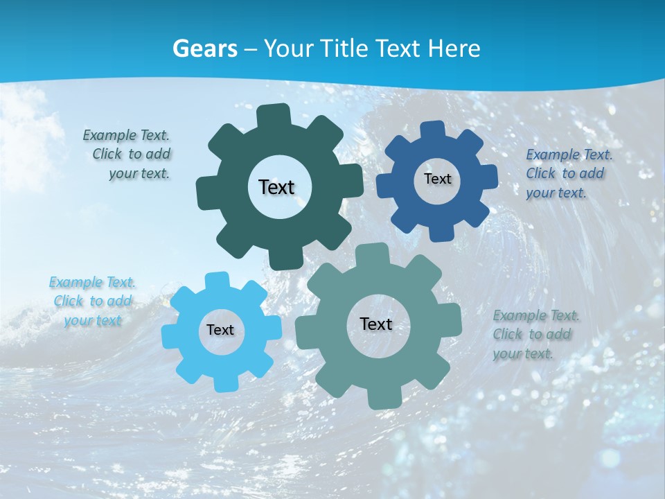 Nobody Strength Tide PowerPoint Template