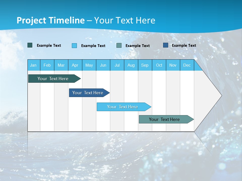 Nobody Strength Tide PowerPoint Template