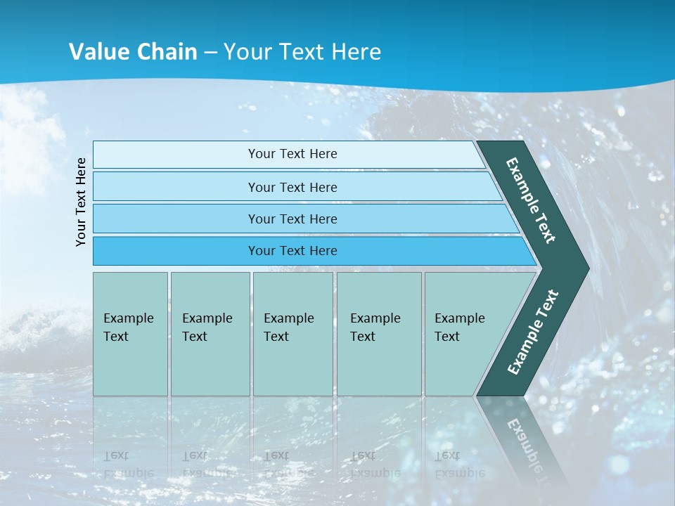 Nobody Strength Tide PowerPoint Template