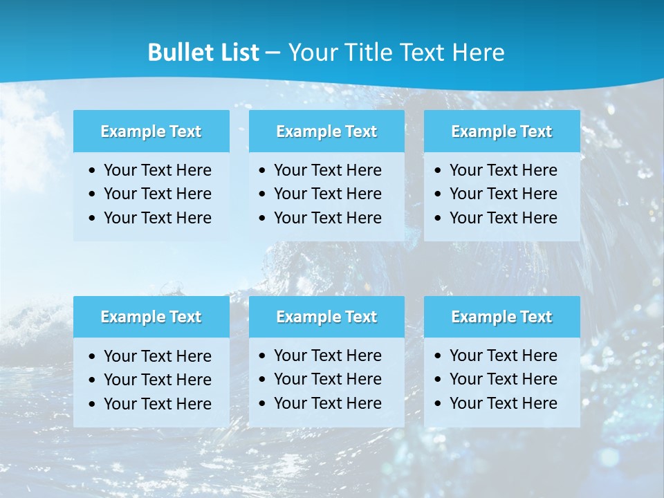 Nobody Strength Tide PowerPoint Template