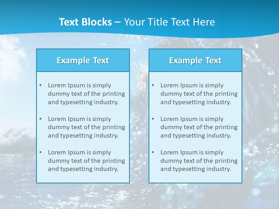 Nobody Strength Tide PowerPoint Template