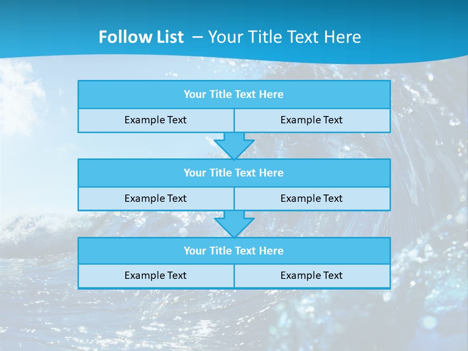 Nobody Strength Tide PowerPoint Template