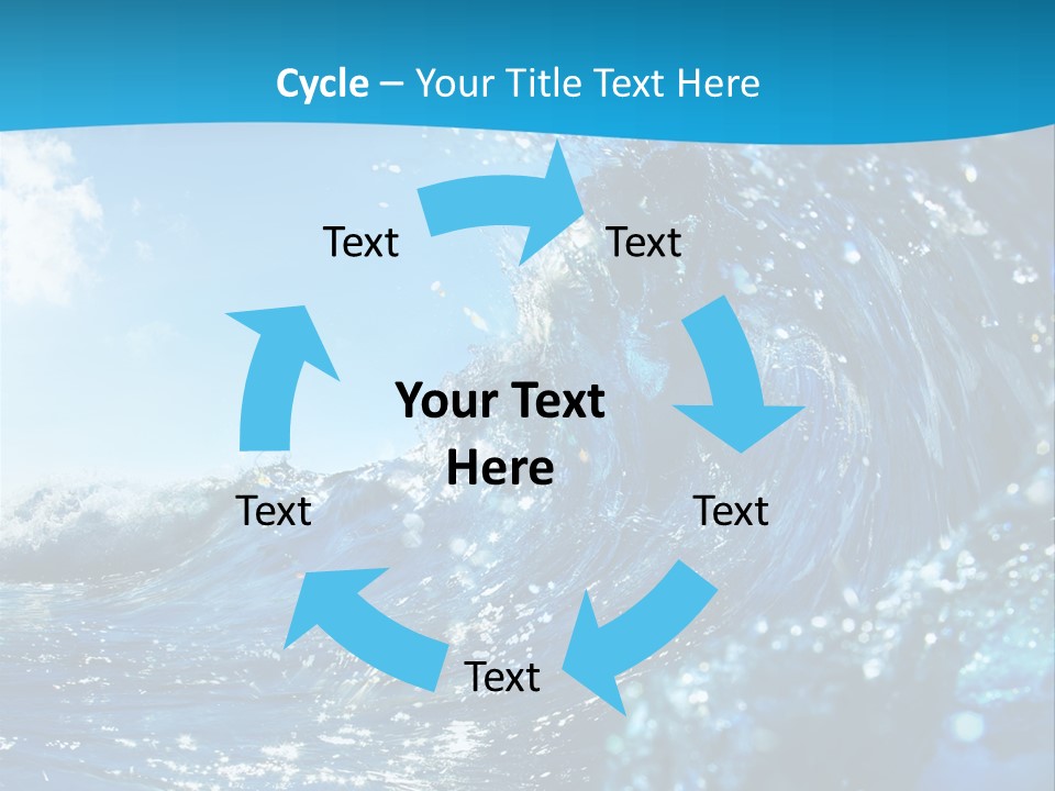 Nobody Strength Tide PowerPoint Template