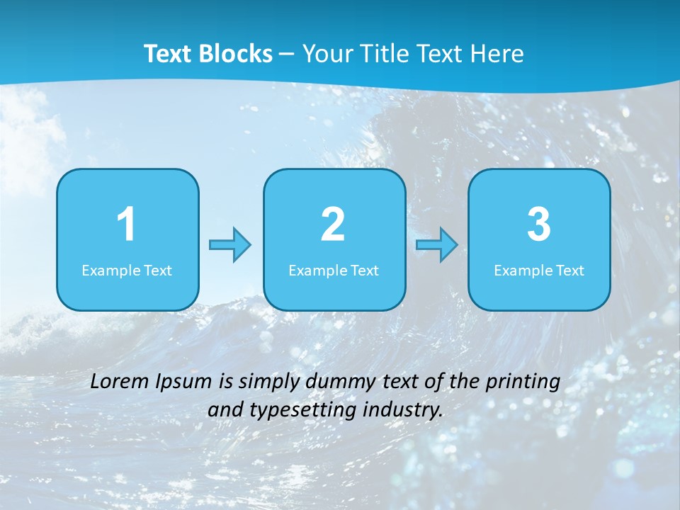 Nobody Strength Tide PowerPoint Template