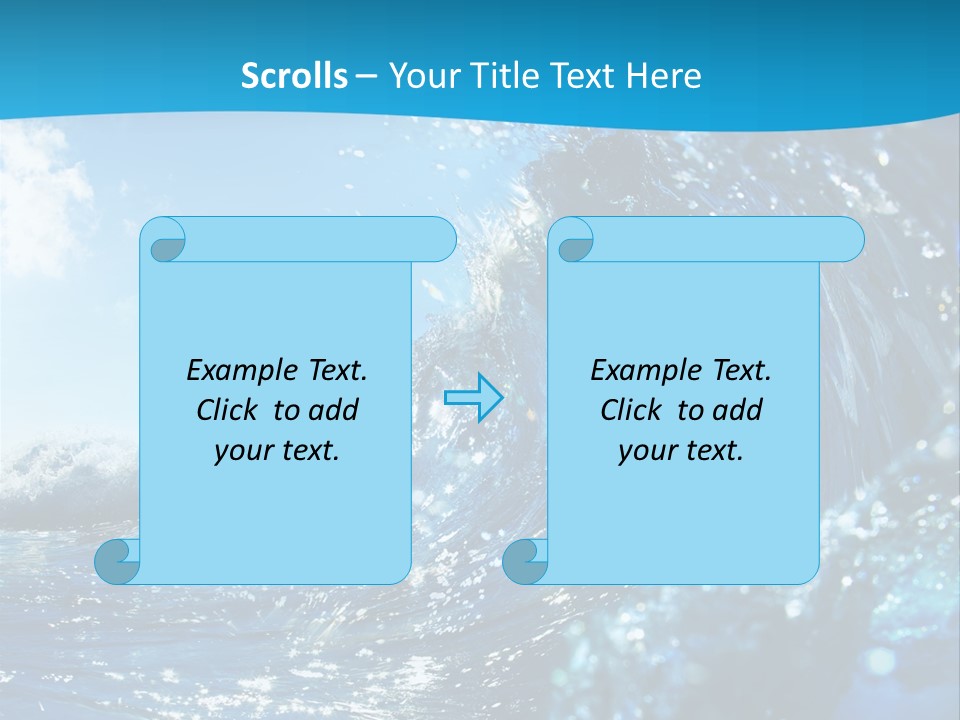 Nobody Strength Tide PowerPoint Template