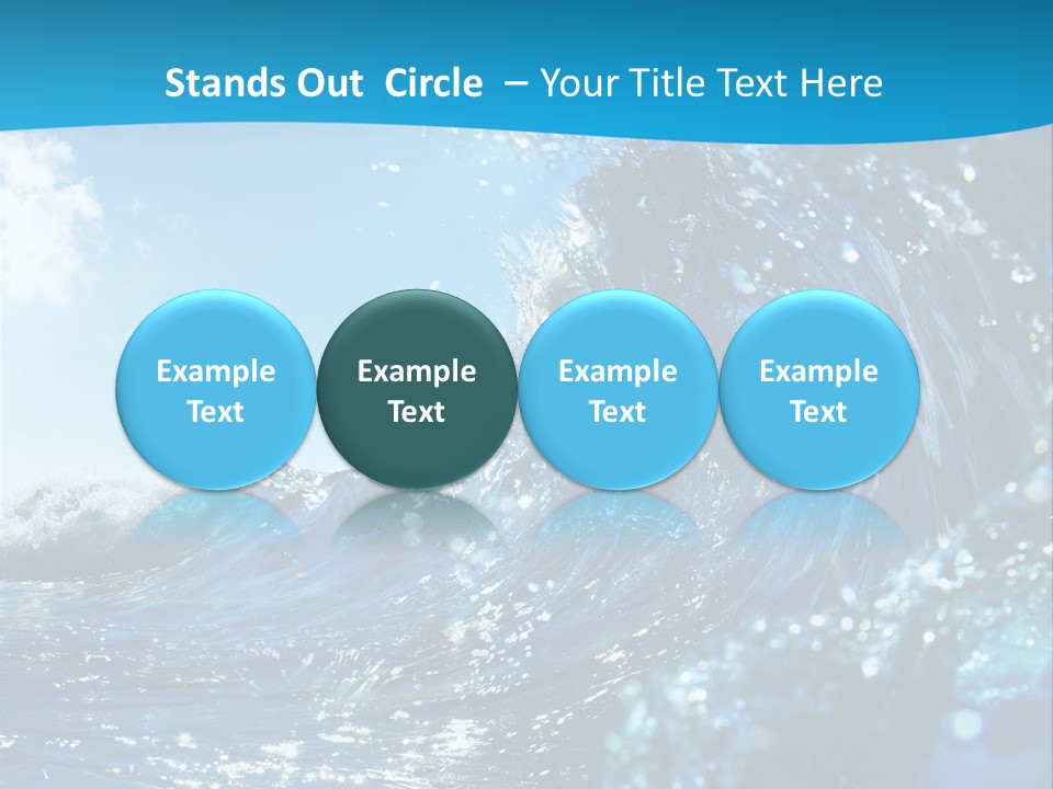 Nobody Strength Tide PowerPoint Template