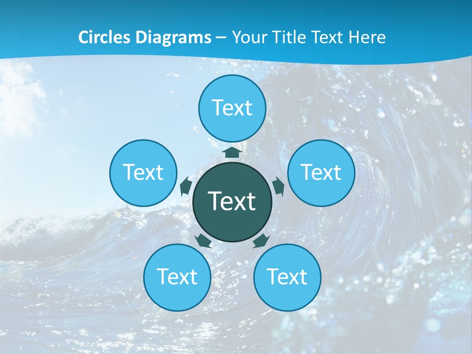 Nobody Strength Tide PowerPoint Template