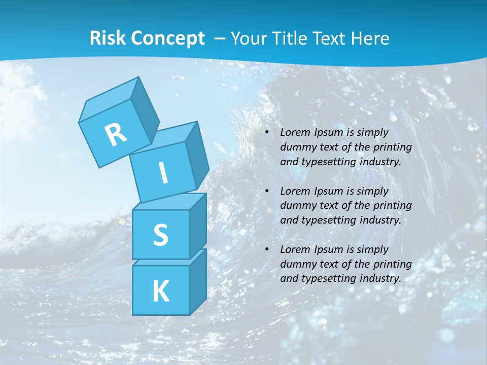 Nobody Strength Tide PowerPoint Template