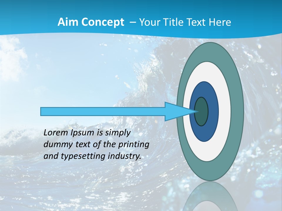 Nobody Strength Tide PowerPoint Template