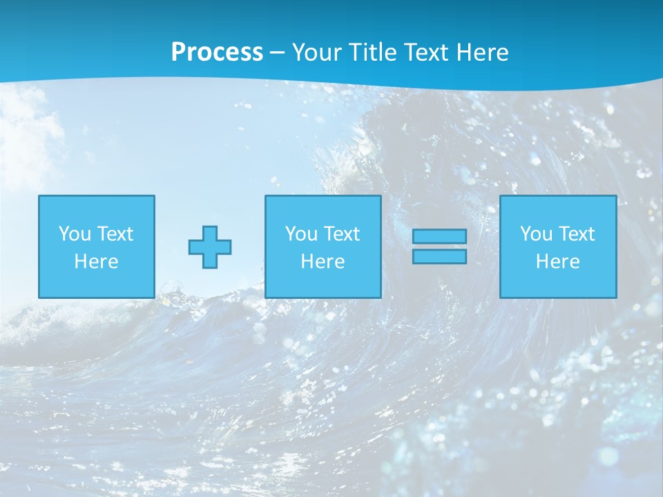 Nobody Strength Tide PowerPoint Template
